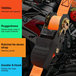HASTHIP Ratchet Straps for Secure Cargo Transport featuring Double S Hooks and 1600lb Strength