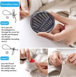 HASTHIP Sewing Kit for Home and Travel with 126pcs Accessories and 30 Cotton Threads | Portable PU Case