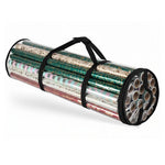 HASTHIP Wrapping Paper Storage Bag for Large Rolls with Handle 80x22cm Clear Waterproof Organizer
