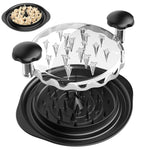 HASTHIP® 10.8" Meat Shredder for Chicken, Pork & Beef - Ergonomic Chicken Shredder with See-Through Lid, Non-Slip Base, BPA-Free, Heat Resistant, Ideal for BBQ, Salads, & Kitchen Food Prep