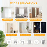 HASTHIP Curtain Hooks for Pleated Drapes featuring Uniform Pleat Design and 100Pcs Set | 1.25 in Heavy Duty Hooks