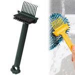 HASTHIP® Limpiador de Cepillos de Pelo 2 en 1,Herramienta Doble Cara con Rastrillo y Cerdas para Quitar Pelo y Polvo,Mini Peine Limpieza para Casa Salón (Verde)