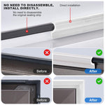 HASTHIP Self Adhesive Soundproof Window Sealing Strips for Doors and Windows 10m PU Foam