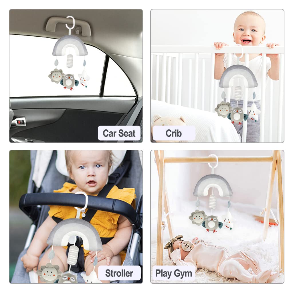 HASTHIP® Móvil para cuna y asiento de coche para bebés.