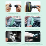 HASTHIP USB Car Fan for Air Vent with 3.39 in 5 Blade Clip On Design and ABS Build | 3 Speeds