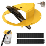 Mouse Trap for Mice, Rats, Chipmunks, Squirrels, Hamsters and Other Rodents, Reusable Trap Bucket Rat Catcher, Trap Door Style, Auto Reset, Humane Not not Fatal(Bucket Not Included)