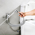 HASTHIP Bidet Sprayer Hose for Shower and Toilet Cleaning with 6.6ft Spring Coil | Stainless Steel Connectors