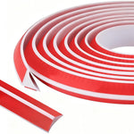 HASTHIP® Moldura de Esquina Interior en L, Moldura Interna en Forma de L, Zócalo Protector Adhesivo, Tira Guardabordes para Pared y Suelo