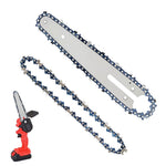 HASTHIP Chainsaw Saw Chain for Wood Cutting and Tree Pruning with 6 in Guide Rail | 2 Pcs Steel Set