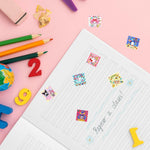 HASTHIP Sanrio Stickers for DIY Decoration featuring 500 pcs set and 8 character designs | Cute decals for kids and fans