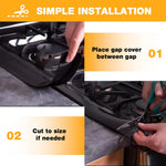 HASTHIP Silicone Stove Gap Filler for Kitchen Gaps featuring Trim to Fit Design 30 in Black