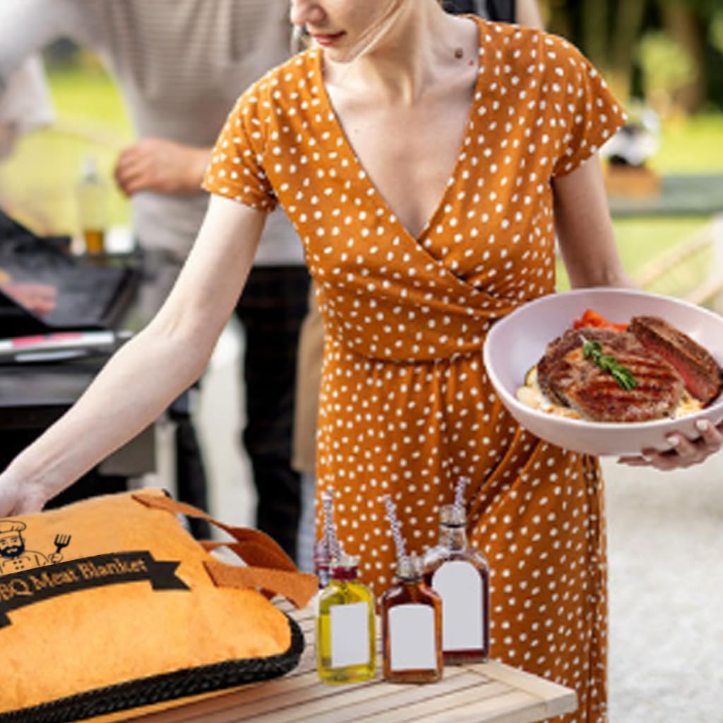 HASTHIP BBQ Meat Insulation Bag for Barbecue and Grilled Foods 15x21 in featuring 4 Layer Thermal Design