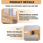 HASTHIP Plate Stands for Display with 5 Tier Stepped Design and Solid Wood Craft Show Use