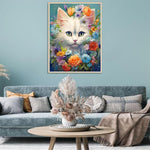 HASTHIP 5D Diamond Painting Kit for Home Wall Décor with Tools & Colorful Gems 12x16in | Relaxing DIY Art for Adults and Kids