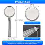 HASTHIP Hand Shower Head for Bathroom with 2.5 GPM Pressure Increaser and 304 Stainless Steel