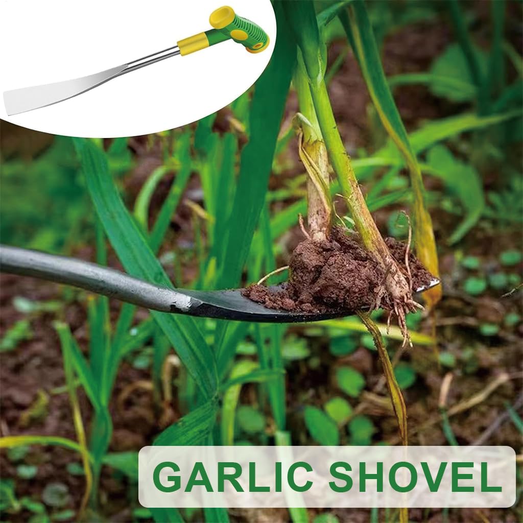 HASTHIP Gardening Weeder Tool for Weeding and Digging with Narrow Spade Head | Stainless Steel T Handle