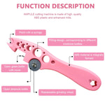HASTHIP Ampule Cutter Combo with 10 Replaceable Grinding Wheels for Glass Bottles and DIY Crafts