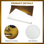 HASTHIP 3D Metal Figure Wall Art for Home and Office featuring Couple Love Heart 30x40cm Gold