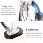 HASTHIP Ballet Dancing Girl Sculpture for Display Cabinet and Desk with 11x6x23cm Resin Design | Elegant Gift Idea