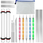 HASTHIP Clay Sculpting Toolkit for Polymer and Air Dry Clay with 14 Tools | Stainless Steel & Acrylic Set for Artists and DIY Craft
