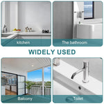 HASTHIP Wall Storage Tray for Kitchen and Bathroom featuring Dual Drain Design and Strong Suction Cups