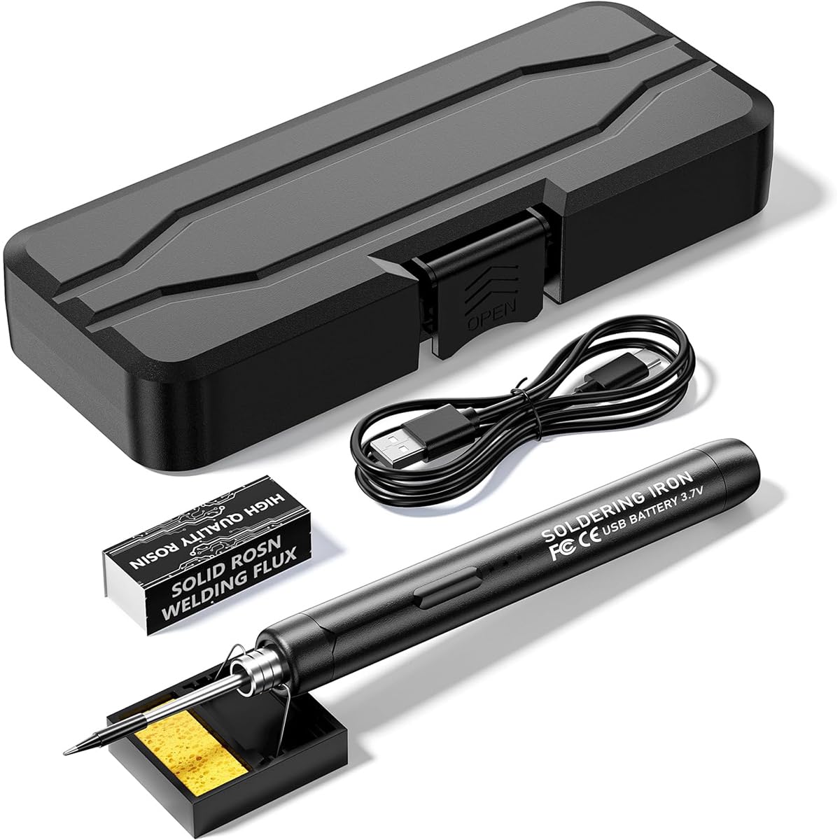 HASTHIP® Cordless Soldering Iron Pen Kit, 3 Adjustable Temperature