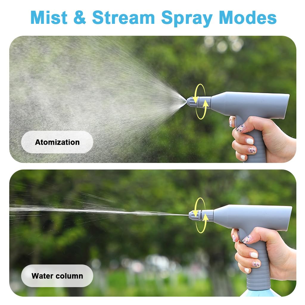 HASTHIP 1L Electric Watering Can with Gimbaled Nozzle