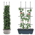 110 * 22CM Garden Plant Support Cages Stakes for Vine, Flower, Vegetable, Pot Trellis, Round Climber Plant Support for Home Indoor & Outdoor