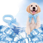 HASTHIP® CoolingPaws Bandana de Hielo para Perros,Bufanda de Enfriamiento Instantáneo y Transpirable para Mascotas,Collar Ajustable Verano Reutilizable Perros Pequeños Medianos y Grandes