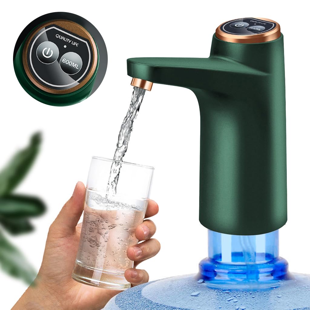 HASTHIP Automatic Water Dispenser Pump for 20 Litre Bottle with USB Charging and 1200mAh Battery