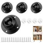 HASTHIP Caster Wheels for Furniture and Small Appliances featuring 360° Swivel | 200kg Load Capacity and Self Adhesive Design