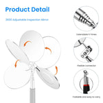 HASTHIP Magnetic Pick Up Tools Set for Automotive and Home Use with 30.7 in Telescopic Reach | Includes Inspection Mirror and Flexible Grabber