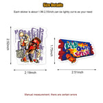 HASTHIP Laptop Stickers for Scrapbook and Journal with 50 Waterproof PVC Sheets | Reusable Adhesive Decor