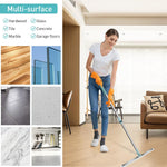 HASTHIP® Bathroom Floor Silicone Broom Squeegee Silicone Floor Sweeping Squeegee Broom 19.6 inches Width Silicone Strip Broom Spotless Floor Broom Rotatable Floor Water Sweeping Squeegee