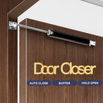 HASTHIP Door Closer for Wooden and Metal Doors featuring Pneumatic Hydraulic Mechanism | Supports Up to 35 Kgs