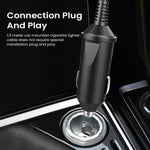 Car Electric Kettle 450ml Electric Heating Water Cup for 12/24V Vehicle LCD Digital Temperature Display Electric Water Kettle 304 Stainless Steel Liner Leak-proof Water Heaters