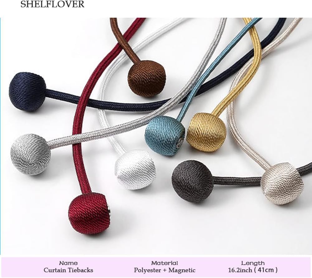 HASTHIP® Window Curtain Tiebacks Polyester Solid