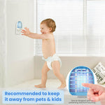 HASTHIP Plug in Mosquito Trap Lamp for Indoor Use with Purple UV Light | Silent Bug Zapper