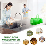 HASTHIP Rat Trap Cage for Home with 7x8.3x20.4cm Size and One Way Entry | Reusable ABS Humane Catcher