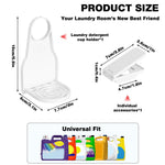 HASTHIP Laundry Detergent Dispenser for Bottles with Press Type Nozzle and Cup Tray | Universal Fit