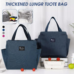 Lunch Bag for Office Picnic Camping School with Side Pockets, Insulated Tiffin Bags Thermal Bento Box for Men Women Kids