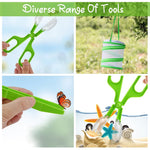HASTHIP Bug Catching Tool Set for Kids with Magnifying Glass and Mesh Cage 6 Pcs | Outdoor Exploration Toy