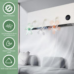 HASTHIP Air Conditioner Deflector for Room and Office featuring 3 Pcs Self Adhesive Design | Flexible Angle Adjustment Plastic Wind Shield