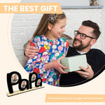 HASTHIP Wooden Photo Frame for Desk Display with 4 Photo Collage and Stand | 12.5x5.5 in Gift for Dad