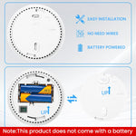 HASTHIP Carbon Monoxide Detector for Home with Digital LCD Display and 90dB Alarm | Battery Operated