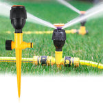 HASTHIP Outdoor Sprinkler for Garden Watering with 360° Rotation Control covering 2690 sq ft | Adjustable ABS Irrigation System for Lawns and Farms