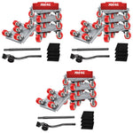 HASTHIP Furniture Lifter Mover Set for Heavy Appliances with 5 Wheel Design and Carbon Steel Pry Bar | 600kg Capacity