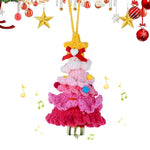 HASTHIP Crochet Christmas Tree for Holiday Décor with Bell and Handmade Green Design | Cozy Gift Ornament