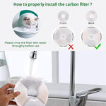 HASTHIP® Filtros para Fuente de Gatos 4 Unidades, Repuestos Compatibles con Fuente Qpet, Sistema Triple Filtración con Carbón Activado y Resina, Agua Limpia para Mascotas Perros y Gatos