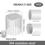 HASTHIP Drain Pipe Rat Stopper for 70mm Pipes with Anti-Rat Grid and 304 Stainless Steel | Rust Resistant Outdoor Drain Guard